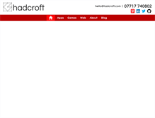 Tablet Screenshot of hadcroft.com